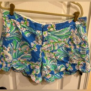 Lilly Pulitzer Shorts. Size 14 Buttercup Jacquard Shorts